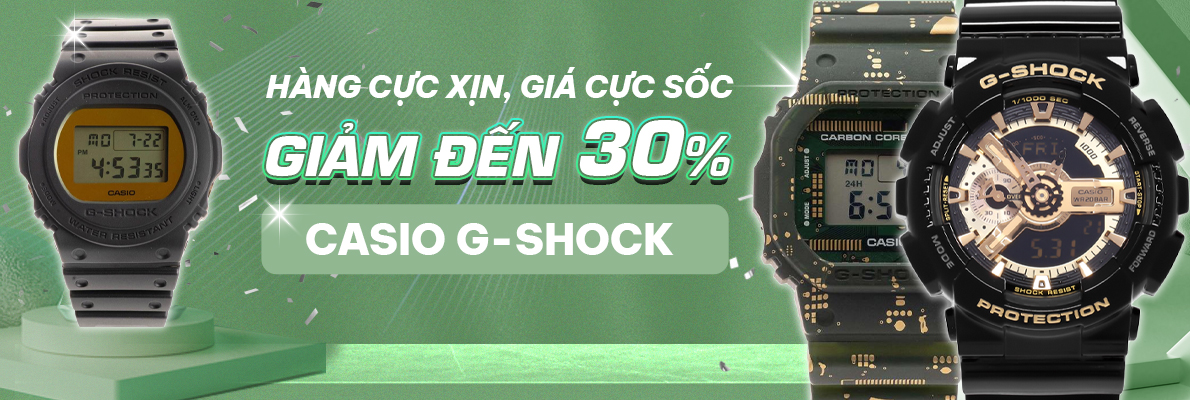 Casio Gshock giảm 30%